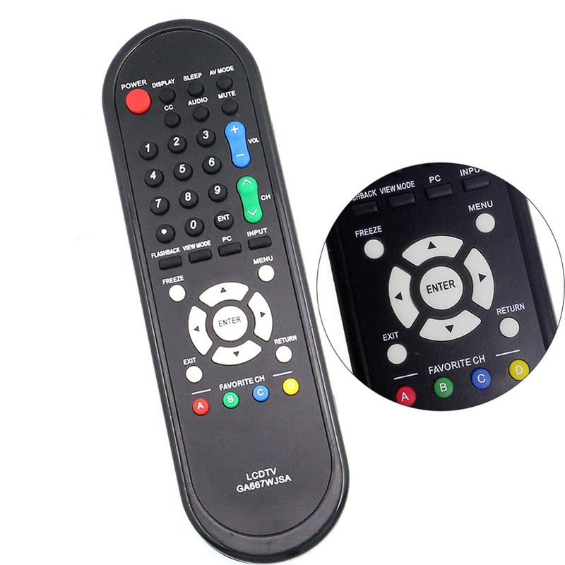 WINFLIKE GA667WJSA Replace Remote Fit for Sharp Aquos TV LC32M44L LC32SB21 LC32SB21U LC32SB23U LC32D44 LC-32SB220 LC32SB220U LC-32SB220U LC-32SB23U LC-32D47UN LC-32D47UT - Image 4
